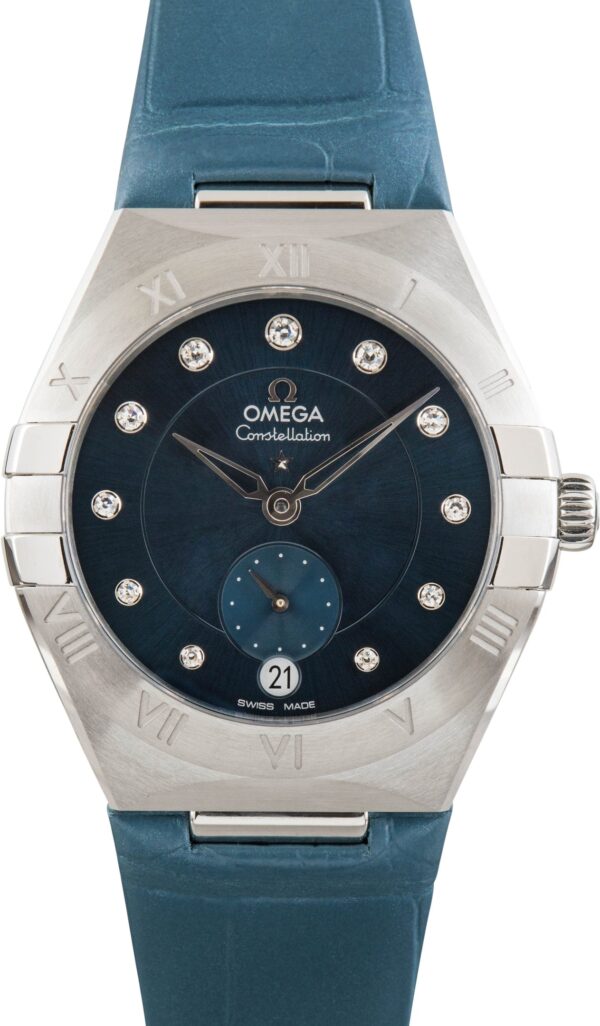 Omega Constellation Blue Diamond Dial