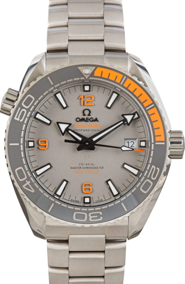 Pre-Owned Omega Seamaster Planet Ocean Titanium Dial