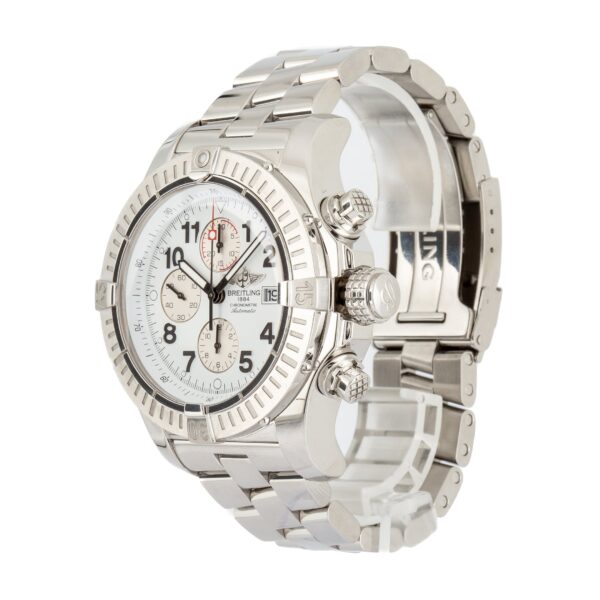 Used White Dial Breitling Super Avenger Chronograph