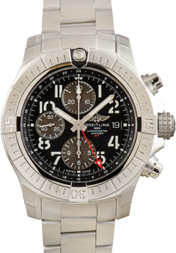 Breitling Avenger Chronograph GMT 45 Black Dial