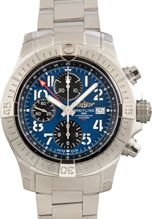 Breitling Avenger Chronograph GMT 45 Steel