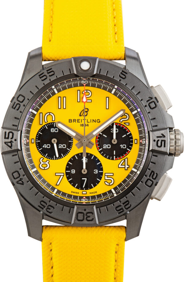 Breitling Avenger B01 Chronograph 44 Night Mission Yellow Dial & Strap