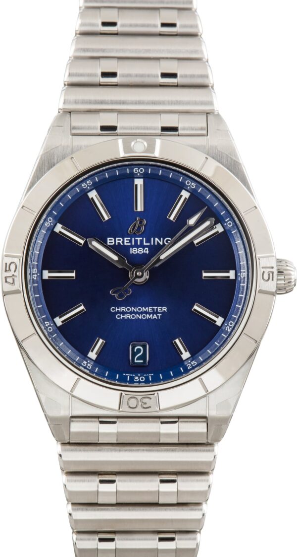 Breitling Blue Dial Chronomat Automatic 36