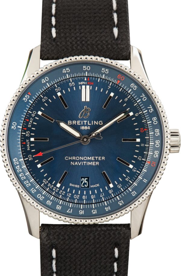 Pre-Owned Breitling Navitimer Automatic 41 Blue Dial Steel
