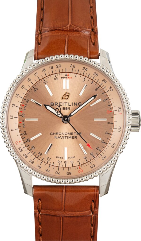 Breitling Steel Navitimer Automatic 35 Copper Dial