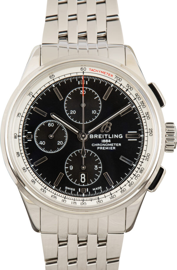 Pre-Owned Breitling Premier Chronograph 42 Black Dial