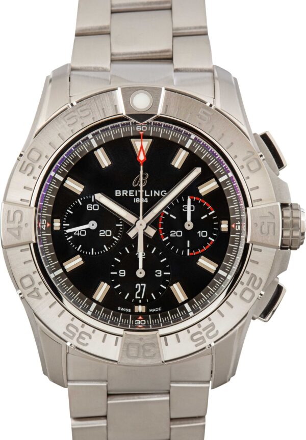 Breitling Super Avenger B01 Chronograph 46 Black Dial Titanium