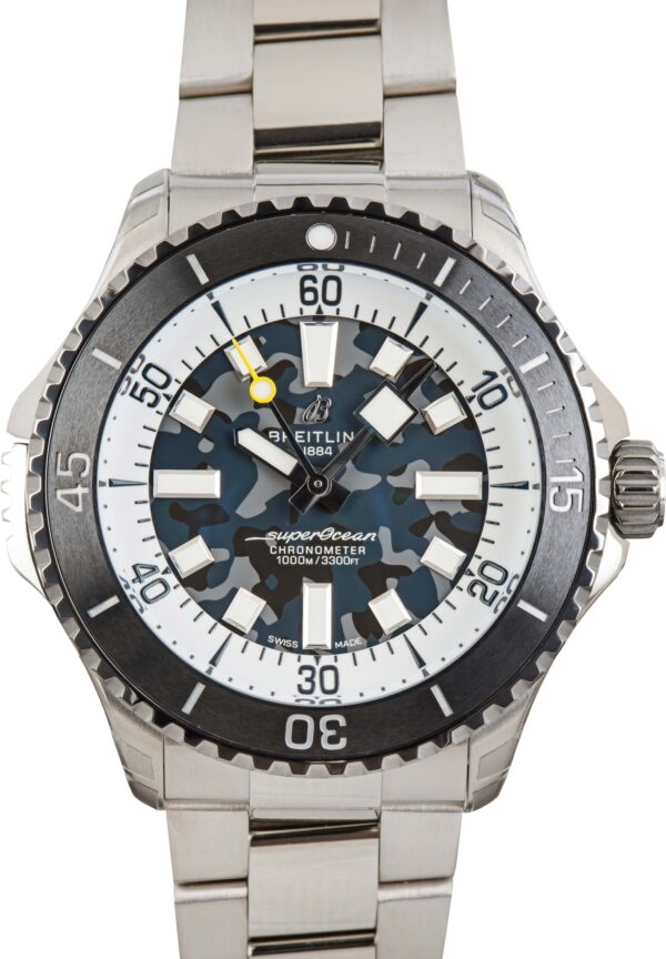 Breitling Superocean Automatic 46 Super Diver Black Dial Titanium