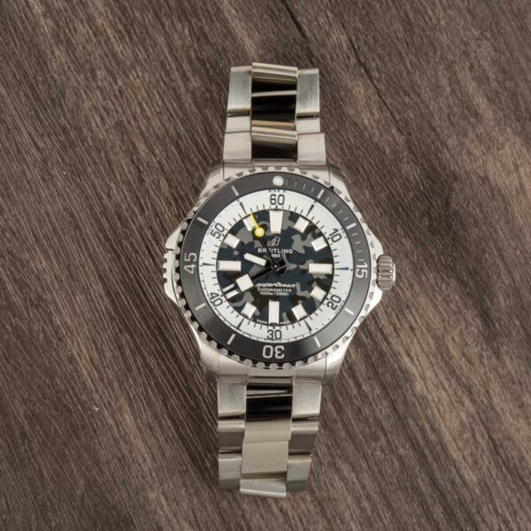 Breitling Superocean Automatic 46 Super Diver Black Dial Titanium