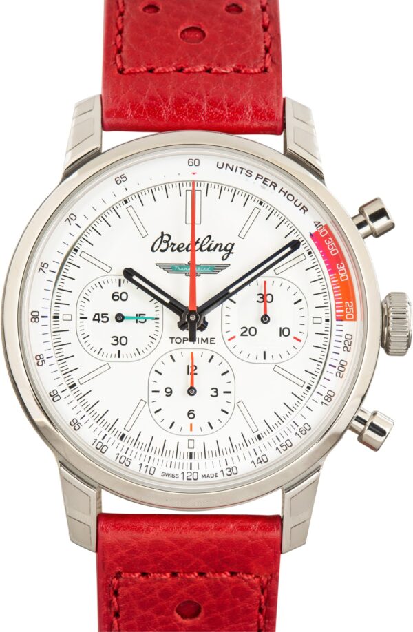 Breitling Top Time B01 Ford Thunderbird White Dial