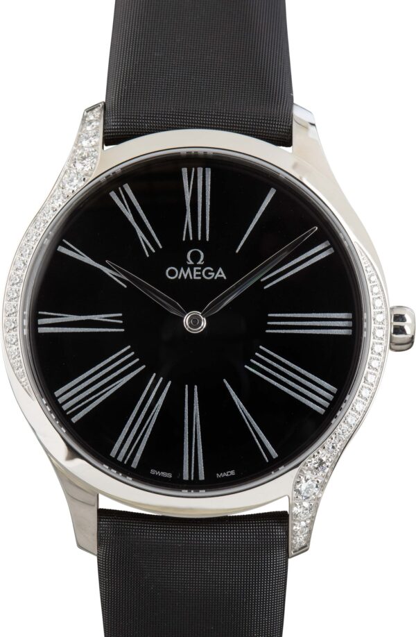 Omega De Ville Tresor Black Roman Dial