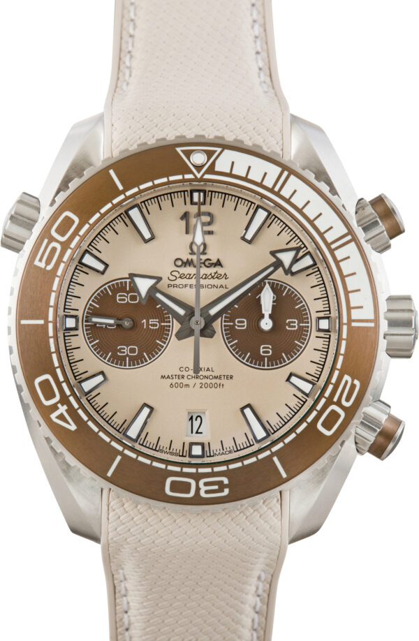 Omega Seamaster Planet Ocean 600M Steel on Rubber Linen Dial