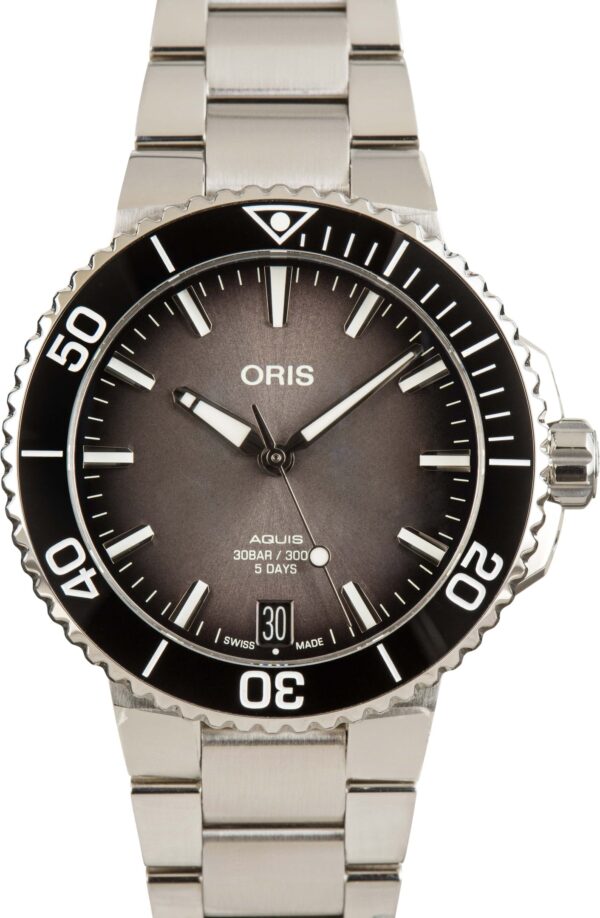 Oris Aquis Stainless Steel Grey Dial