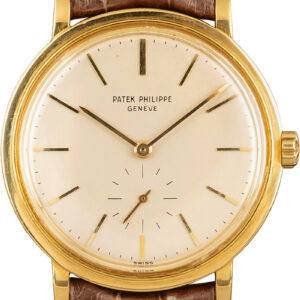 Pre-Owned Patek Philippe Calatrava 18k Gold