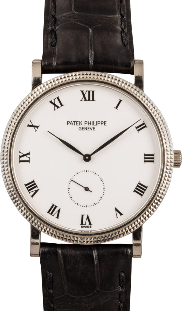 Patek Philippe Calatrava White Roman Dial
