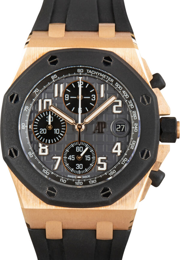 Pre-Owned Audemars Piguet Royal Oak Offshore Selfwinding Chronograph Anthracite Dial