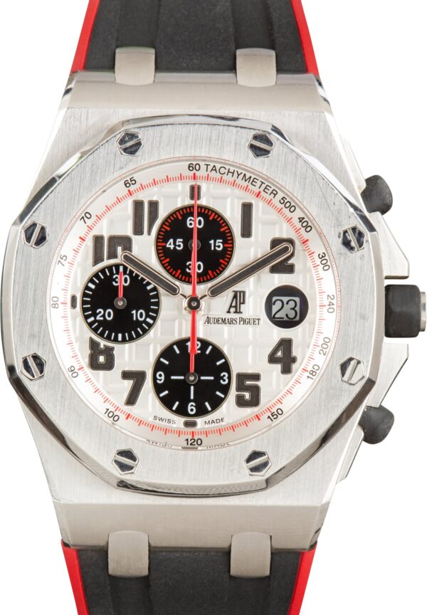 Pre-Owned Audemars Piguet Royal Oak Offshore Chronograph Silver Dial