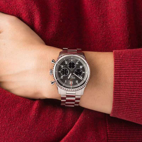 Breitling Aviator 8 B01 Chronograph Grey Dial