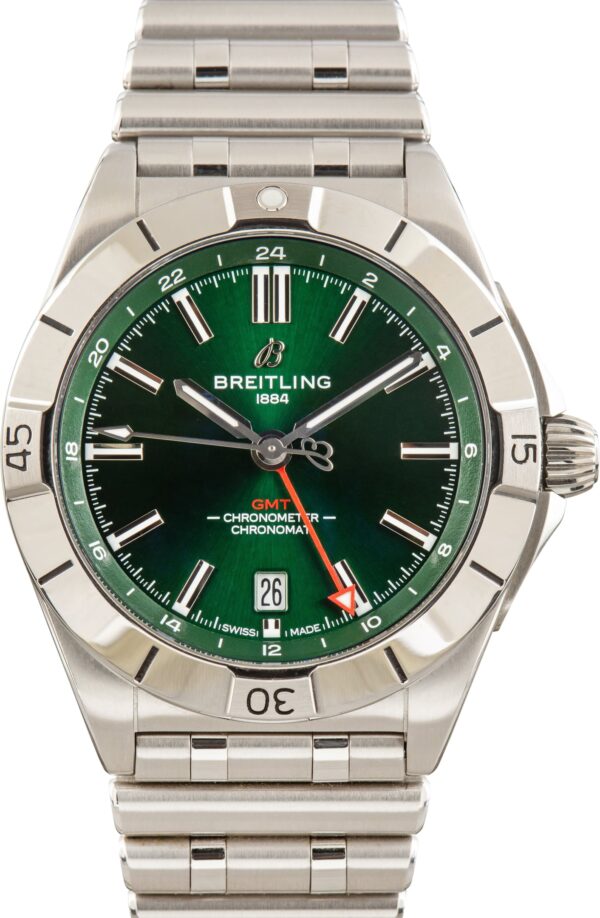 Used Breitling Chronomat GMT Green Dial