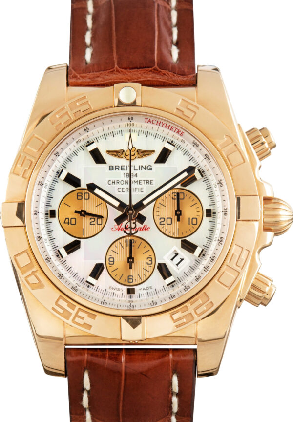 Breitling Chronomat 44 Ref HB0110 Rose Gold