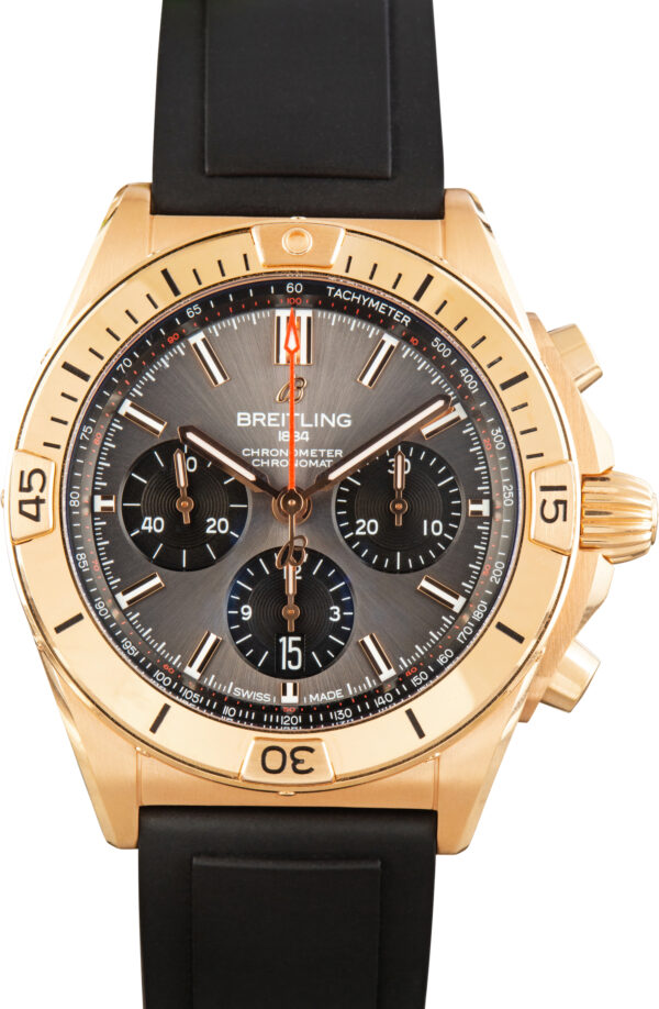 Pre-Owned Breitling Chronomat B01 42 18k Red Gold