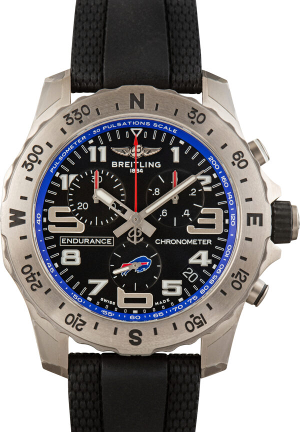 Pre-Owned Breitling Endurance Pro 44 NFL Buffalo Bills Edition Titanium