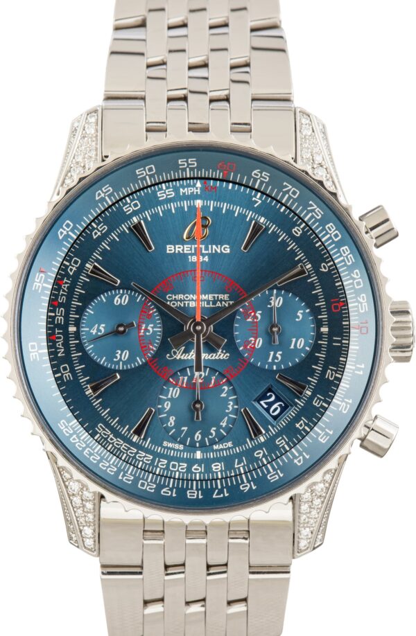 Pre-Owned Breitling Montbrillant 01 Blue Index Dial