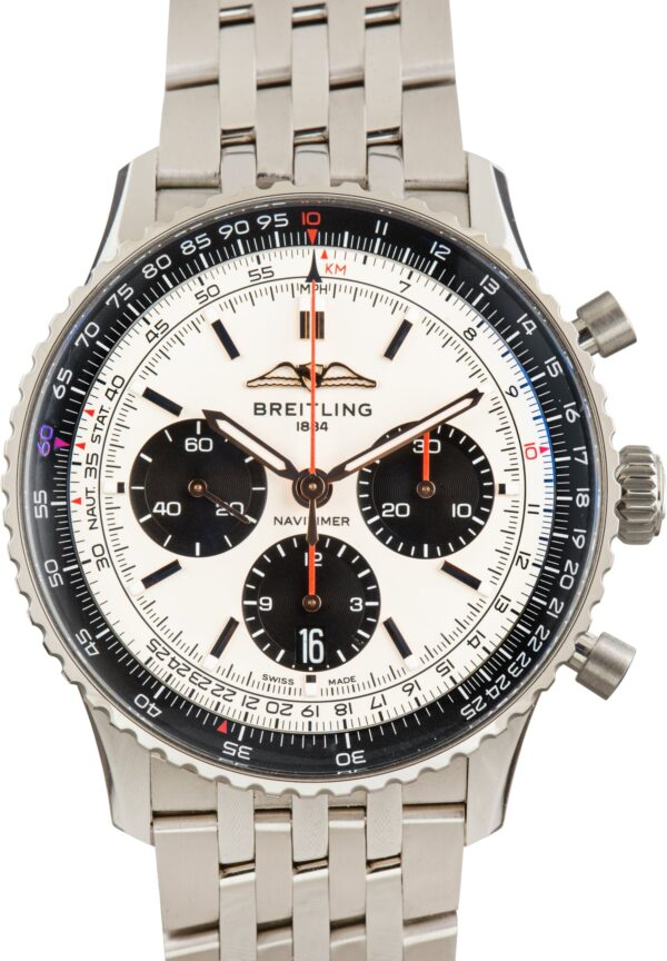 Used Breitling Navitimer B01 Chronograph 43 Silver Index Dial