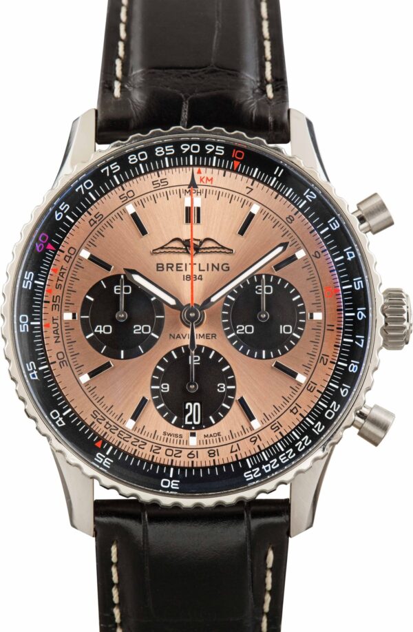 Pre-Owned Breitling Navitimer B01 Chronograph Copper Dial
