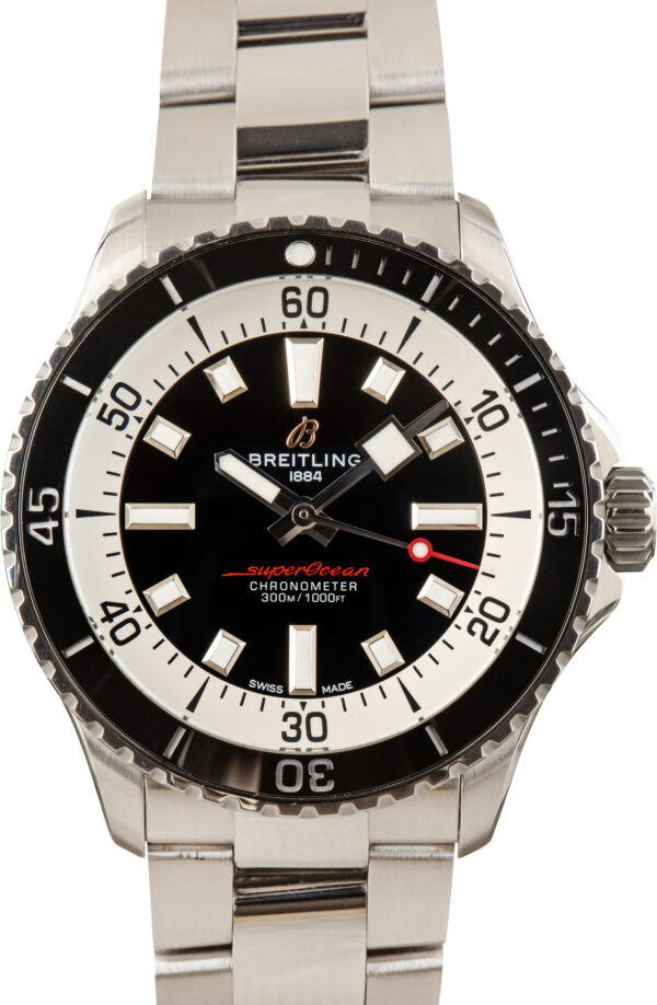 Pre-Owned Black Dial Breitling Superocean Automatic 42