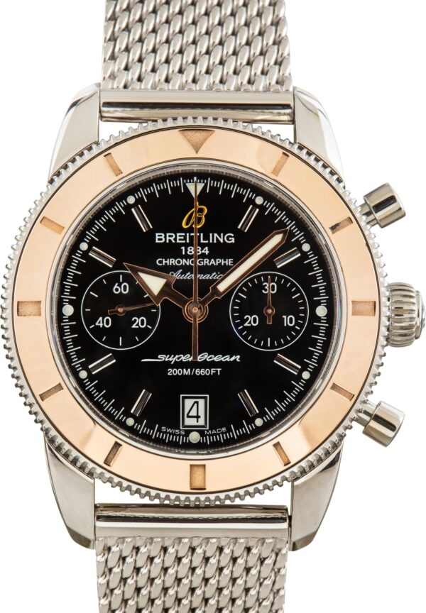 Pre-Owned Breitling Superocean Heritage Chronograph Steel & Red Gold