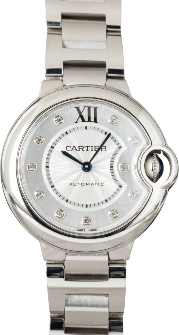 Pre-Owned Ballon Bleu de Cartier Ref WE902074 Diamond Dial