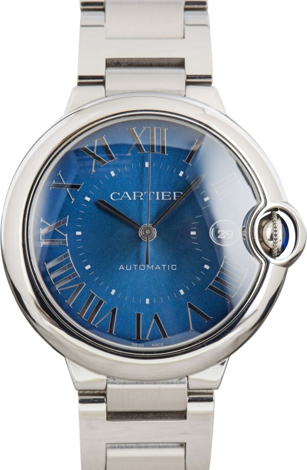 Used Ballon Bleu de Cartier Ref WSBB0061 Blue Roman Dial