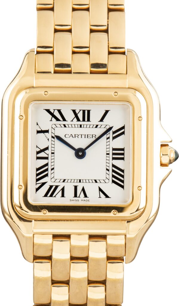 Pre-Owned Panthere De Cartier Watch Ref WGPN0051 18k Yellow Gold Large Model