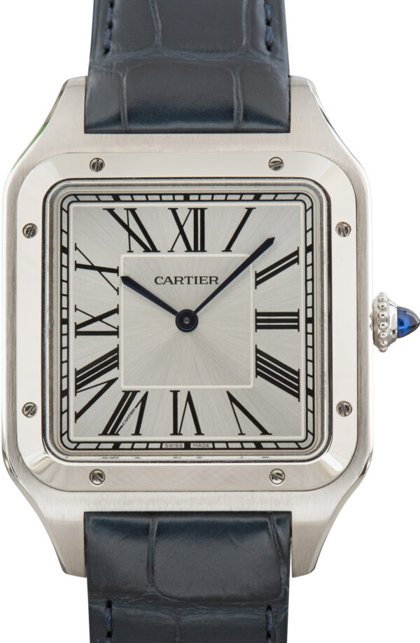Pre-Owned Cartier Santos Dumont Ref WSSA0032 Extra Large Model