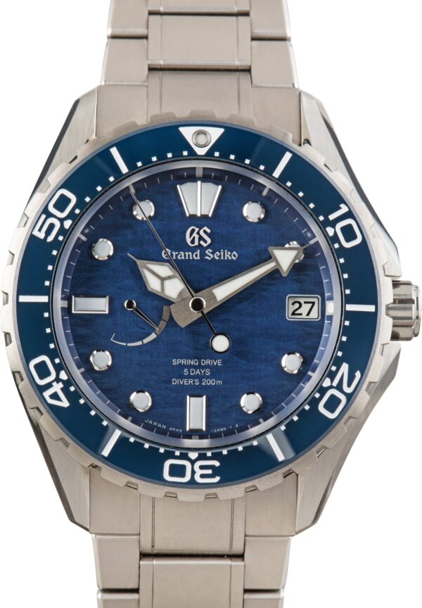 Pre-Owned Grand Seiko Evolution 9 Collection Ref SLGA023 Blue Dial