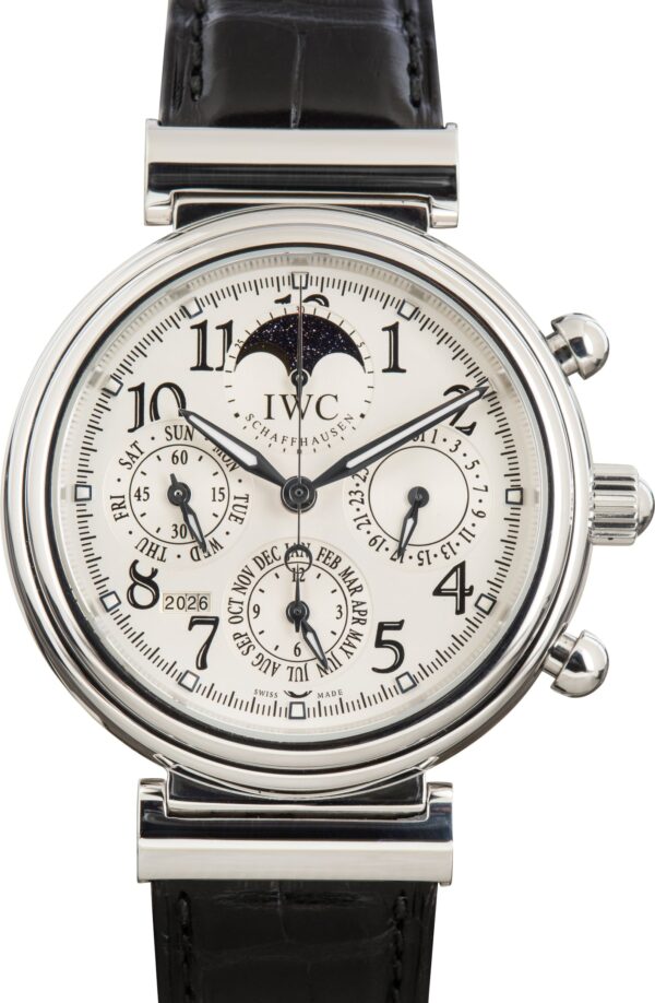 Pre-Owned IWC Da Vinci Perpetual Calendar Ref IW375803 Stainless Steel