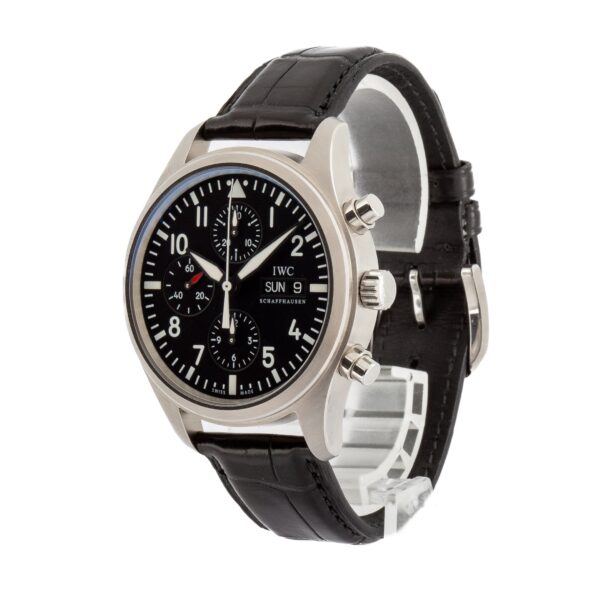 Pre-Owned IWC Pilot’s Chronograph Ref IW371701 Steel on Leather