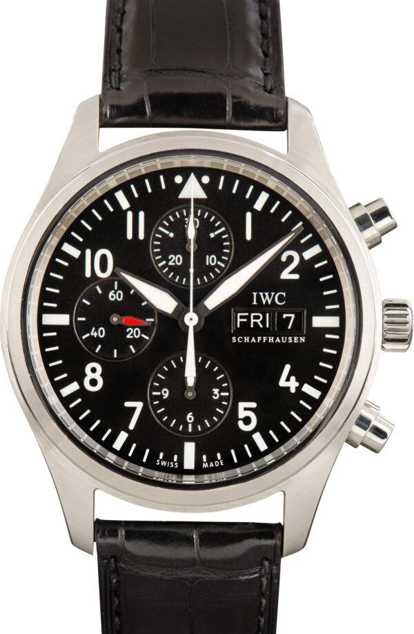 Used IWC Pilot’s Chronograph Ref IW371701 Black Dial