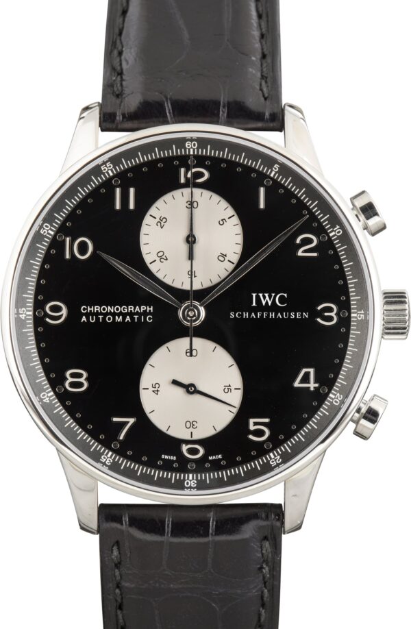 Pre-Owned IWC Portuguese Ref IW371404 Black Dial