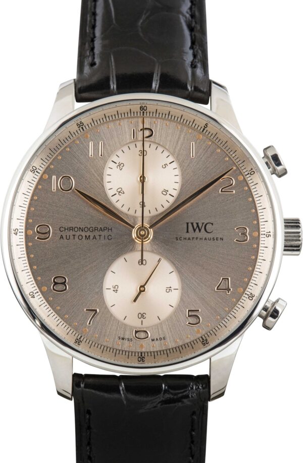 Pre-Owned IWC Portugieser Chronograph IW371624 Dune Arabic Dial