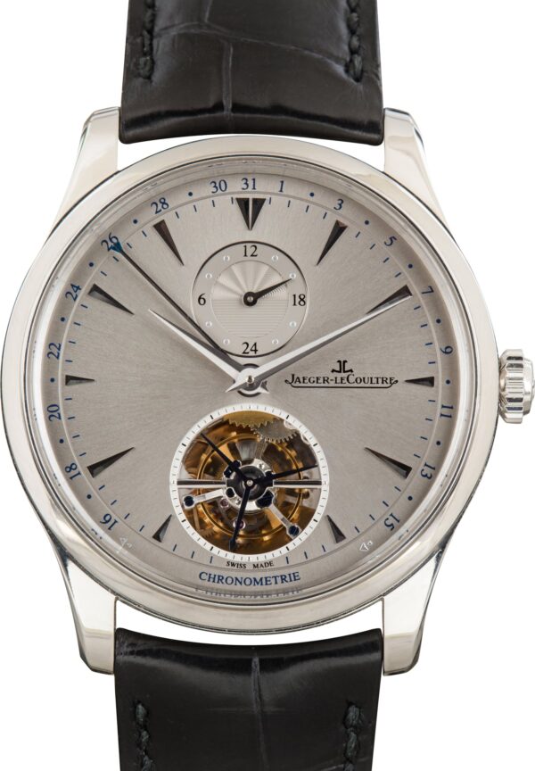 Pre-Owned Jaeger-LeCoultre Master Grande Tradition Tourbillon Ref Q1666520 Platinum
