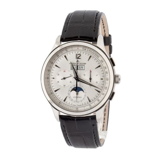 Used Jaeger LeCoultre Master Control Chronograph Calendar Q4138420 Silver Dial