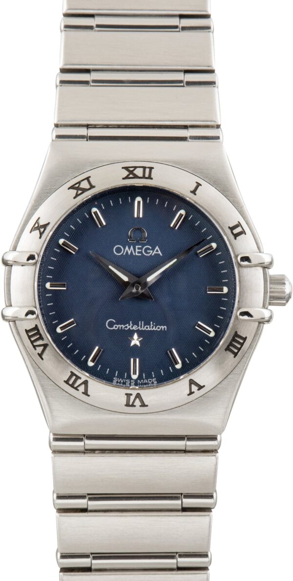 Used Omega Constellation Stainless Steel Grey Dial