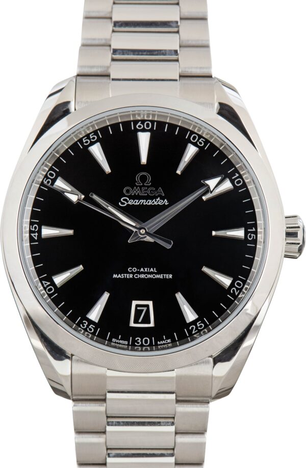 Pre-Owned Omega Seamaster Black Dial Aqua Terra 150M