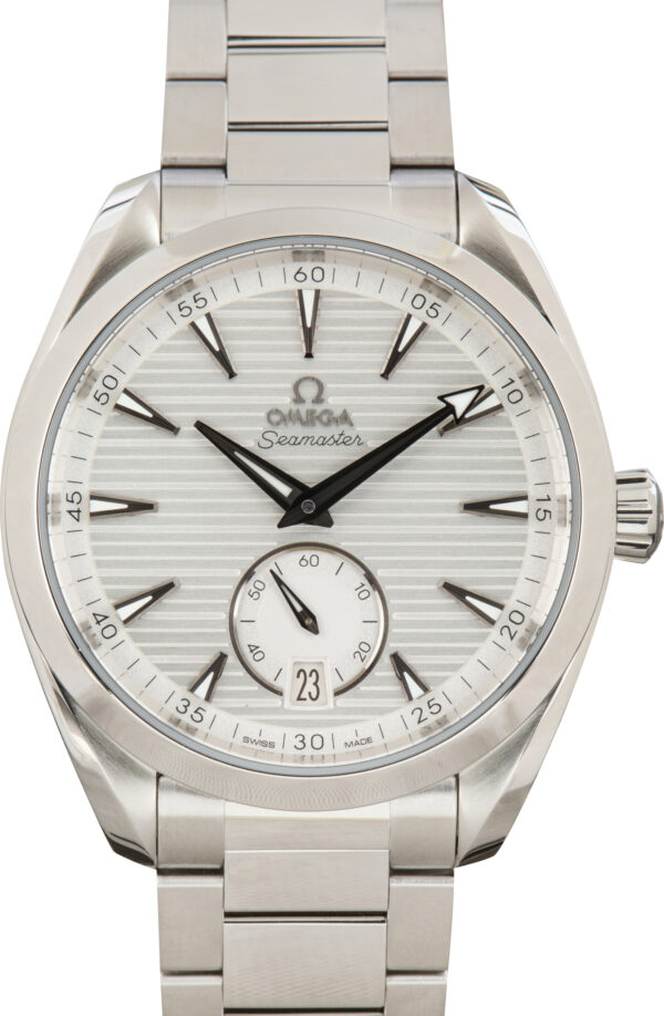 Used Stainless Steel Omega Seamaster Aqua Terra Silver Dial