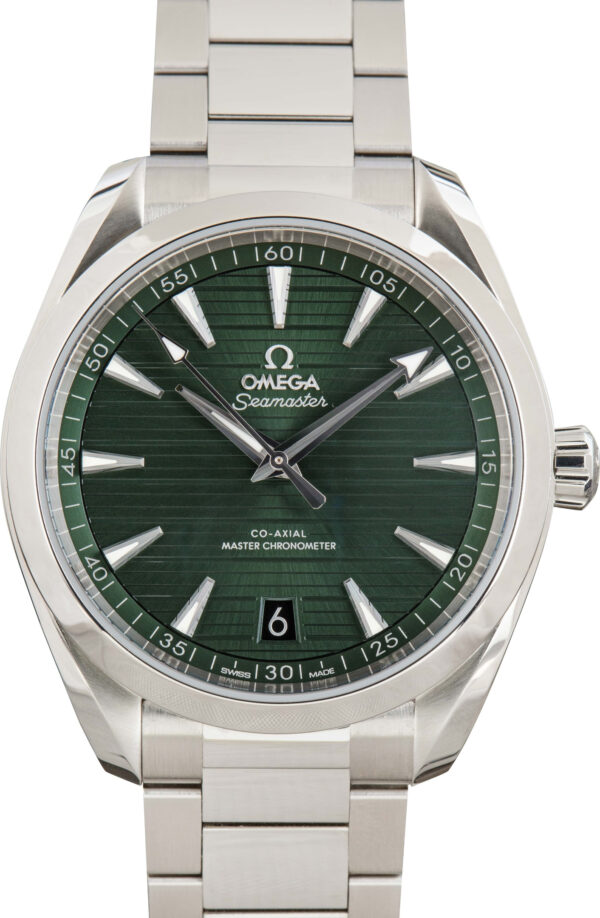 Used Omega Seamaster Aqua Terra 150M Green Luminous Dial