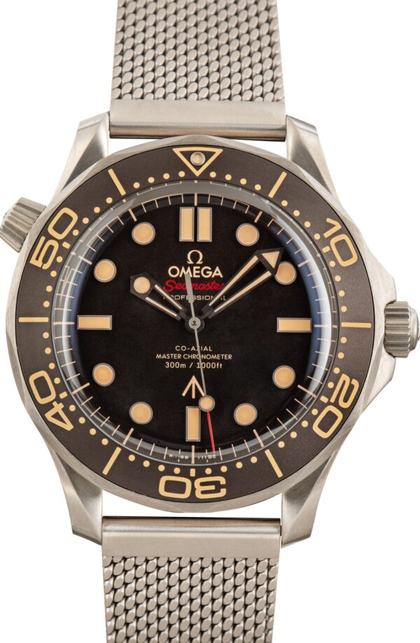 Used Titanium Omega Seamaster Diver 300M 007 Edition