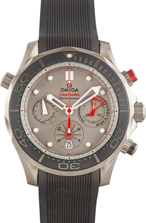 Pre-Owned Omega Seamaster ETNZ Titanium on Rubber Strap