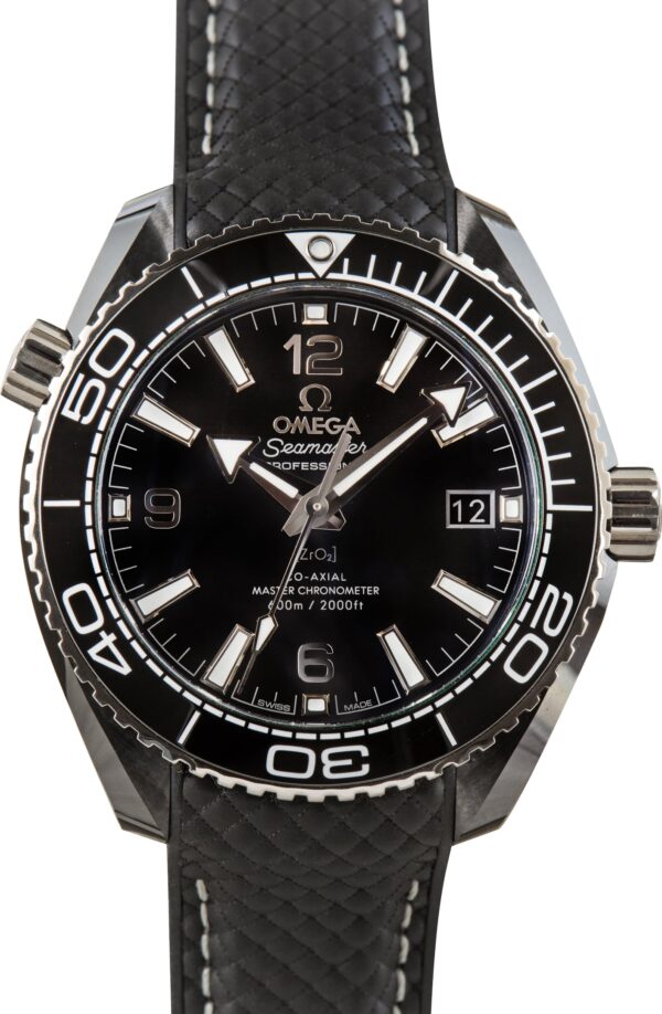 Used Black Ceramic Omega Seamaster Planet Ocean 600M